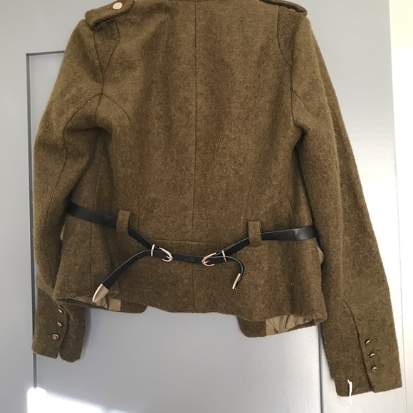 Yessica Green Coat Jacket, Italy - Picture 5 of 5